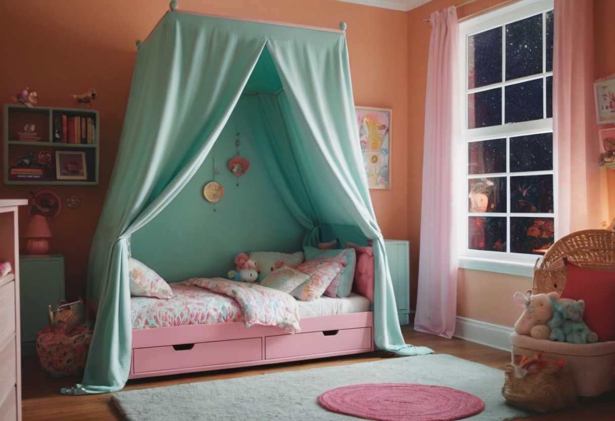 Les avantages d’un ciel de lit dans la déco et le confort des tout-petits